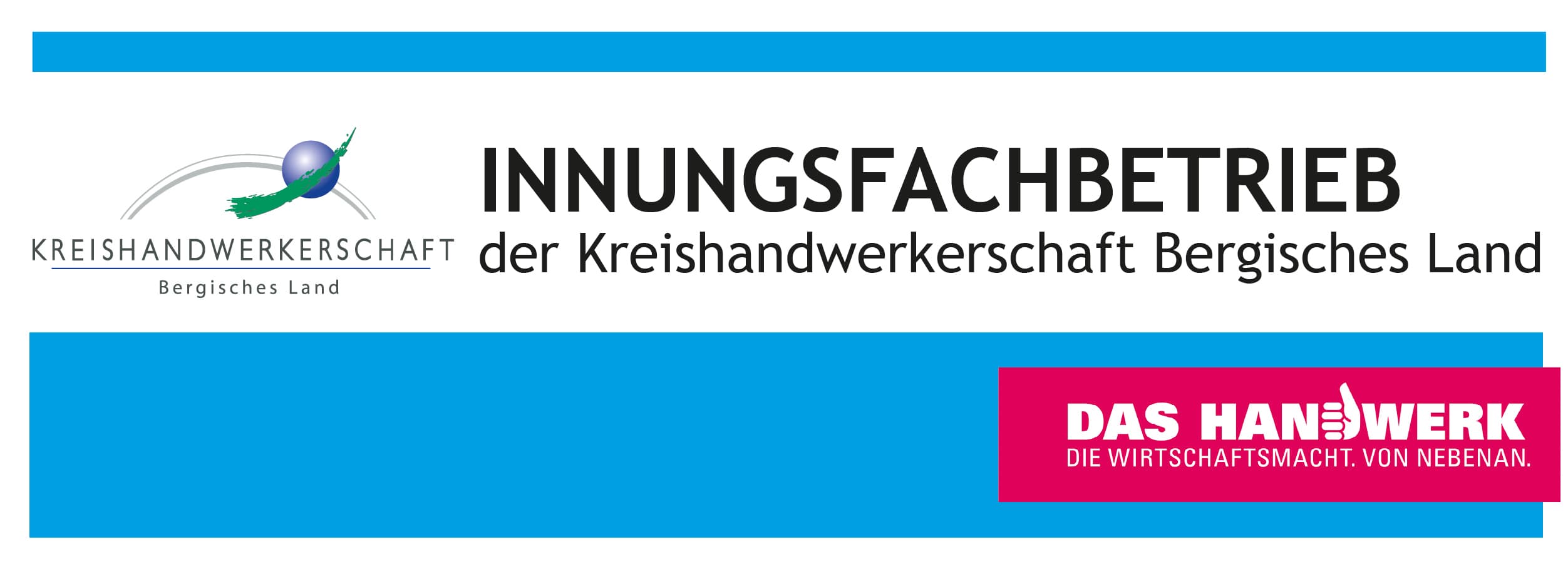 Innungsfachbetrieb der Kreishandwerkerschaft Bergisches Land